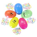 Novelty Shapes Silly Bands In Egg Shaped Container Customized With Logo